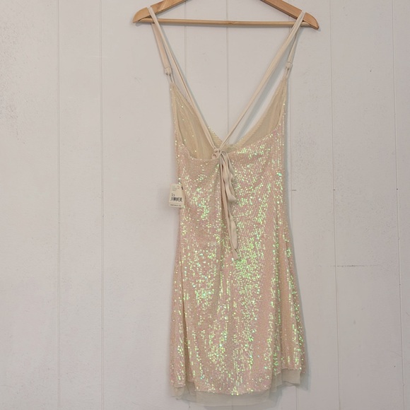 Free People Intimately Free Gold Rush Sequin Dress - Picture 11 of 13